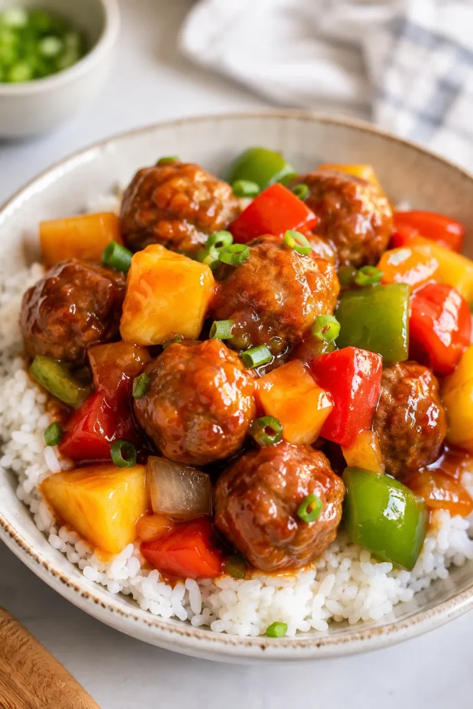 Sweet and Sour Meatballs
