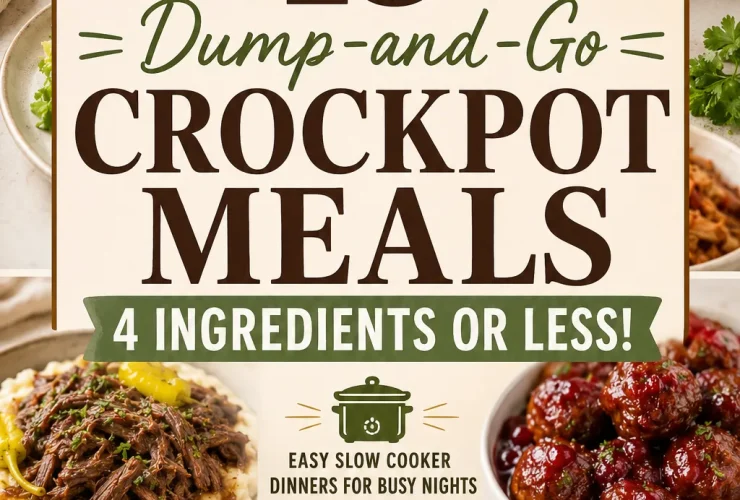 15 Dump-and-Go Crockpot Meals