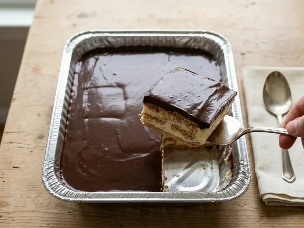 No-Bake Chocolate Eclair Cake