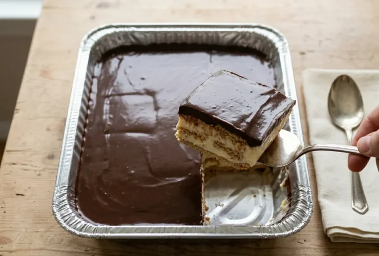 No-Bake Chocolate Eclair Cake