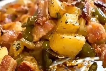 Country Ranch Green Beans Potatoes with Bacon