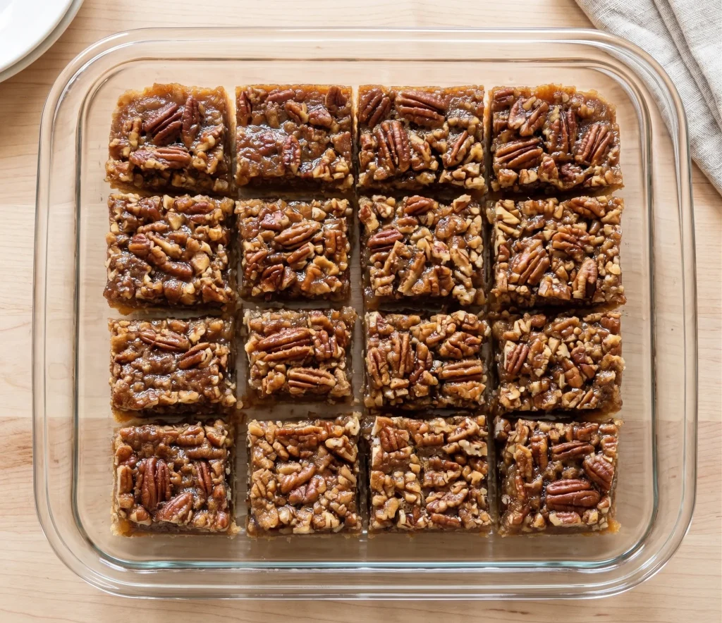 Lazy Girl Pecan Pie Bars