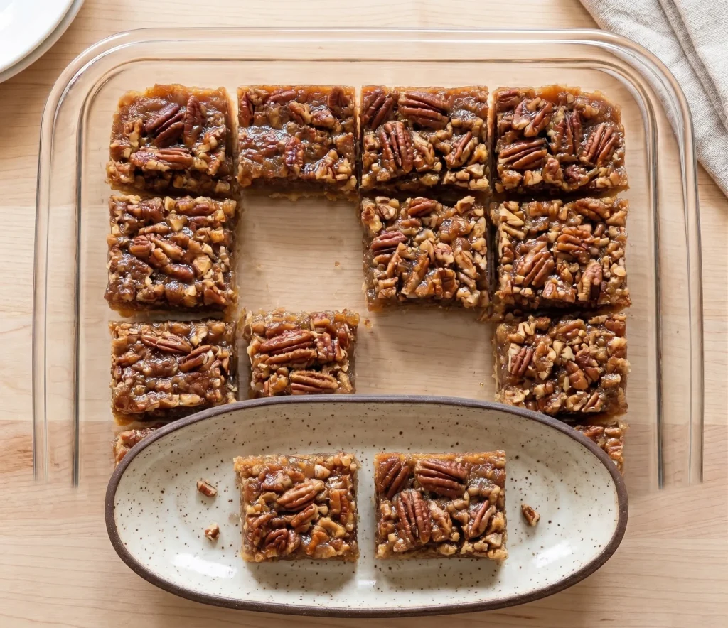 Lazy Girl Pecan Pie Bars