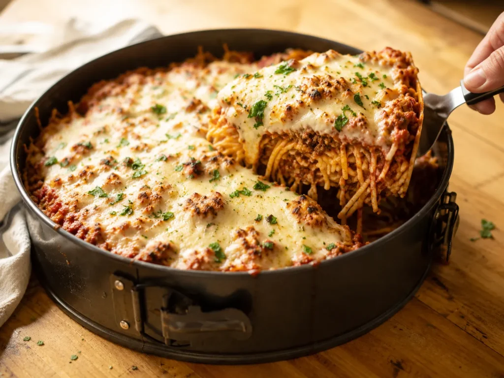 Baked Spaghetti Pie