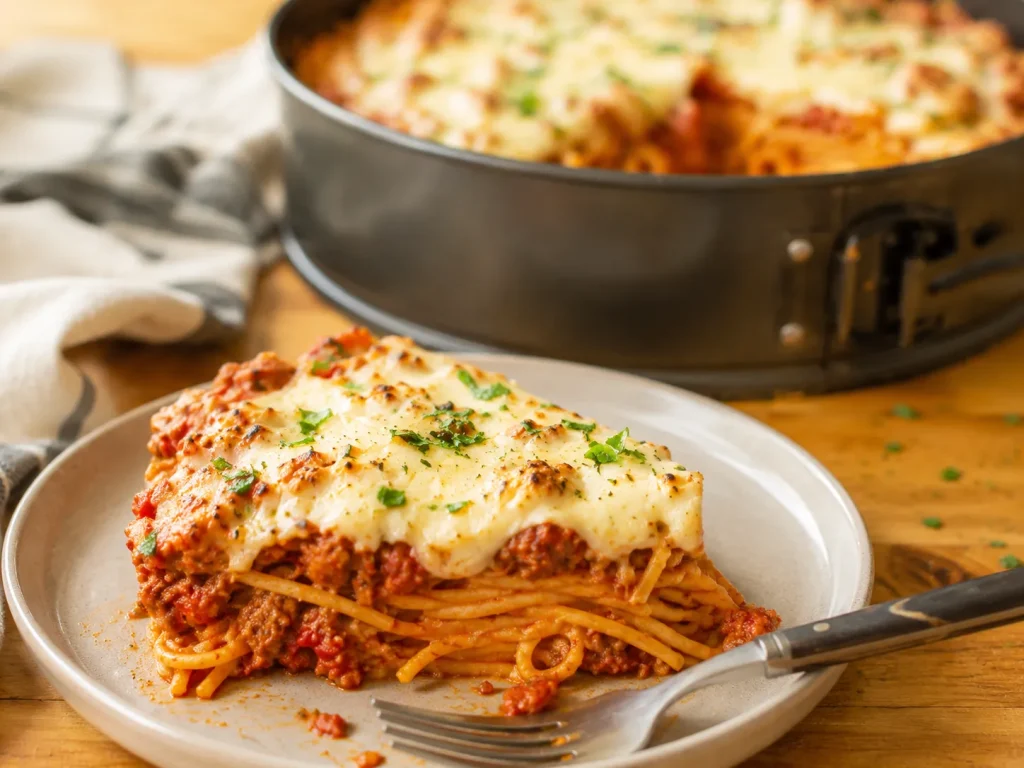 Baked Spaghetti Pie