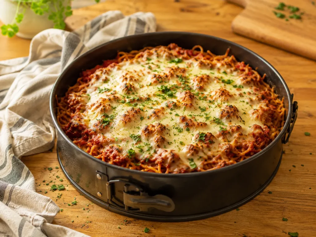 Baked Spaghetti Pie