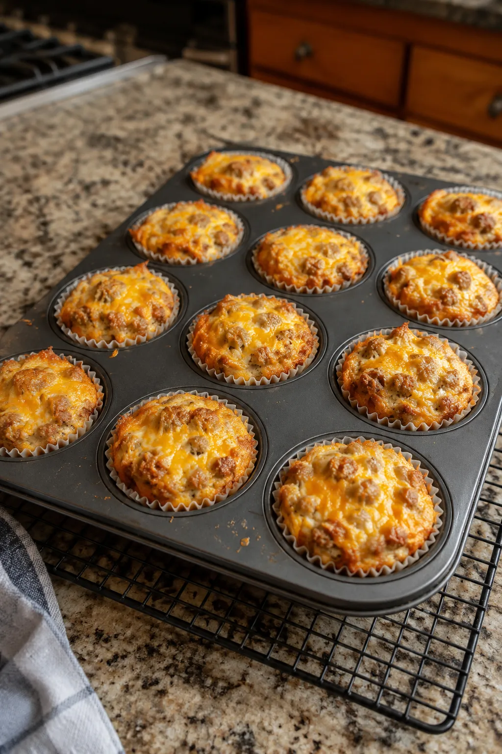 Sausage Muffins with Bisquick