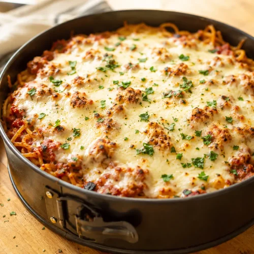 Baked Spaghetti Pie