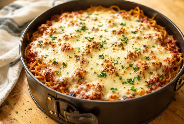 Baked Spaghetti Pie