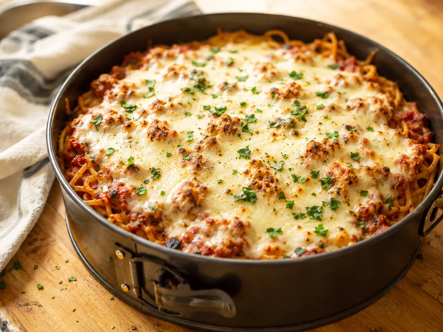Baked Spaghetti Pie