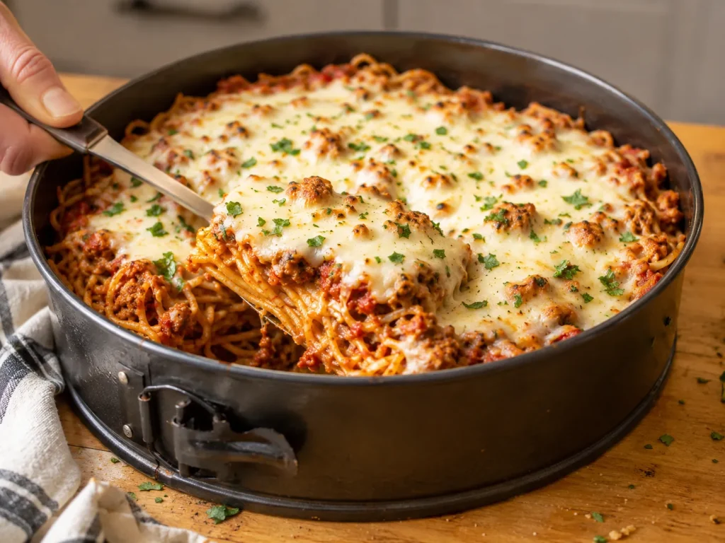 Baked Spaghetti Pie