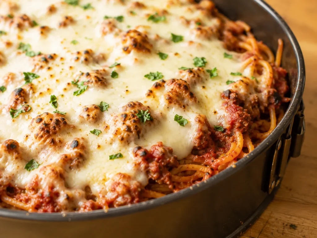 Baked Spaghetti Pie