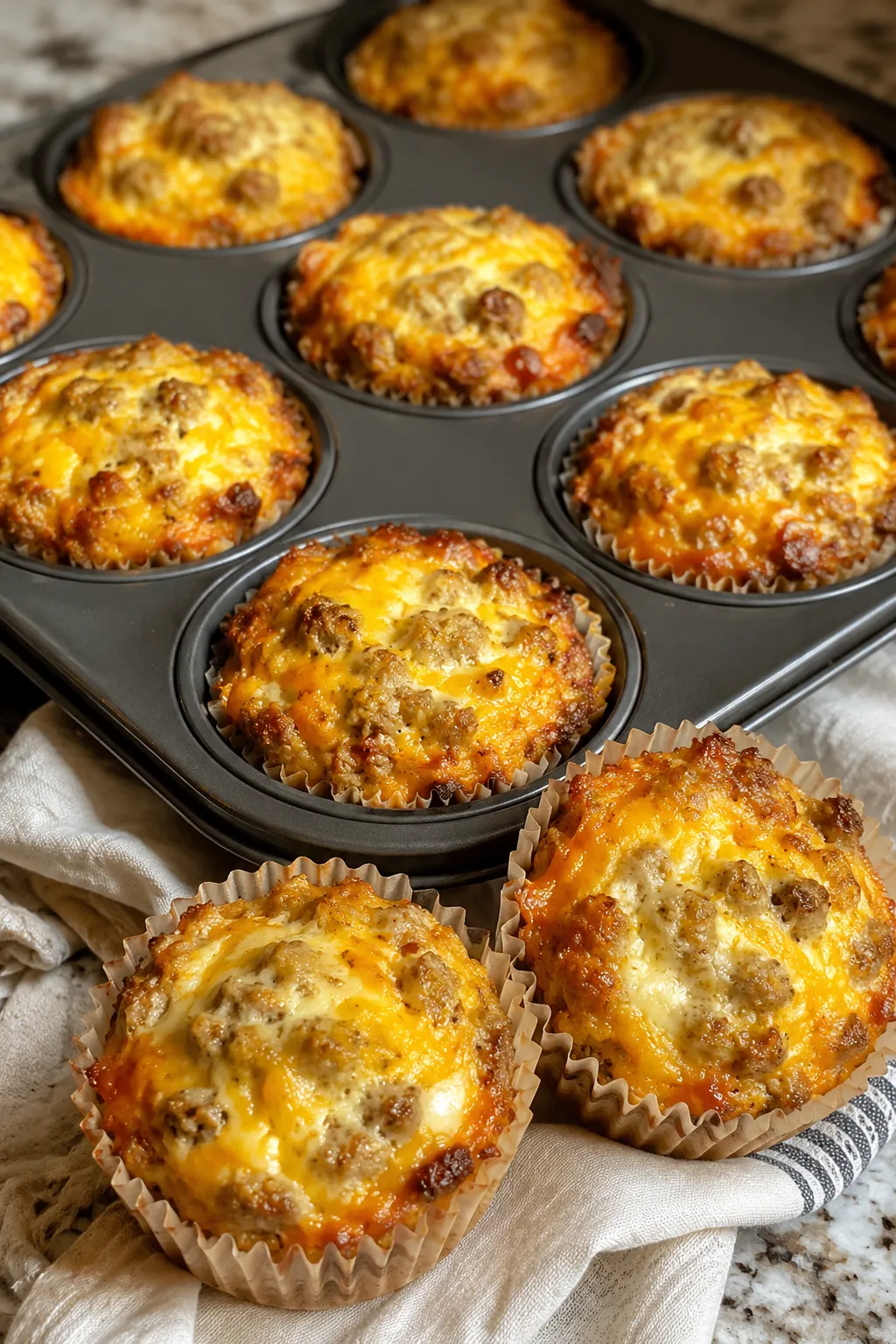 Sausage Muffins with Bisquick