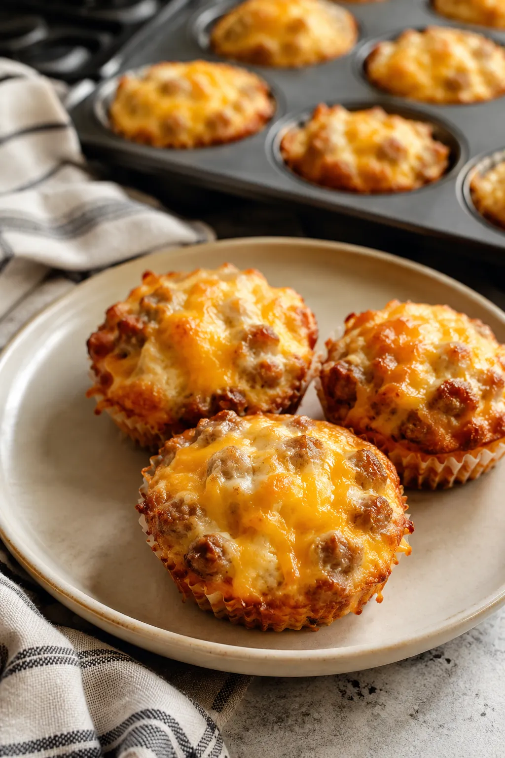 Sausage Muffins with Bisquick