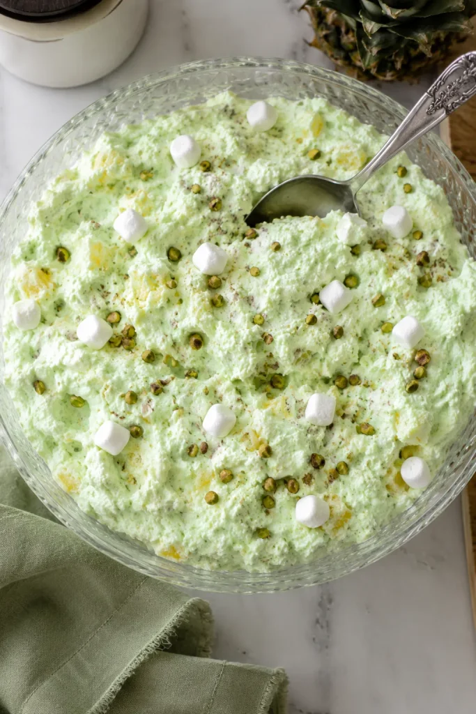Old-Fashioned Pistachio Pineapple Jello Salad