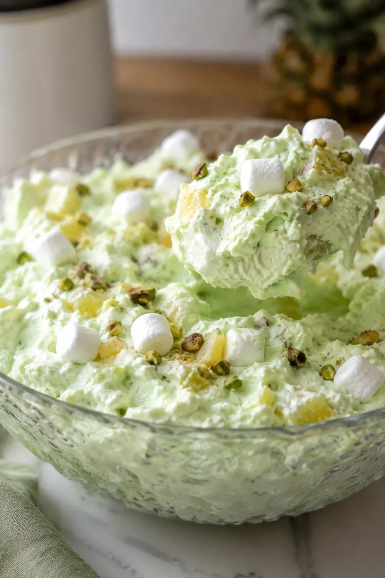 Old-Fashioned Pistachio Pineapple Jello Salad