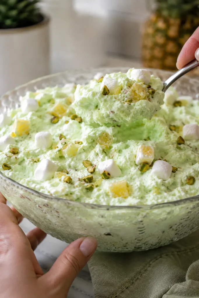Old-Fashioned Pistachio Pineapple Jello Salad