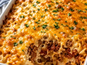 Sour Cream Beef Noodle Casserole