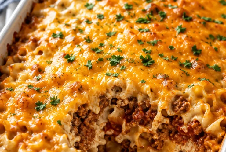 Sour Cream Beef Noodle Casserole