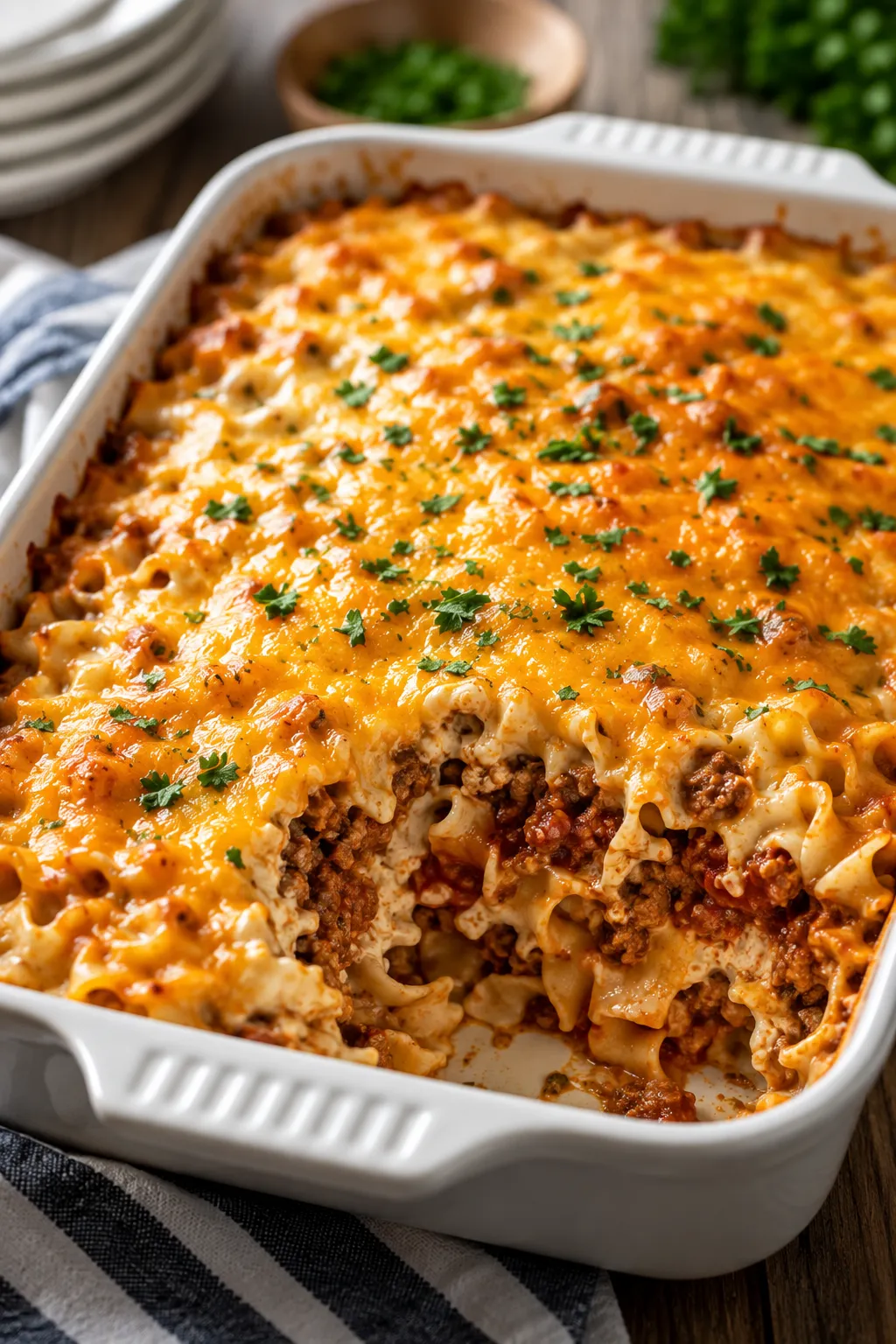 Sour Cream Beef Noodle Casserole