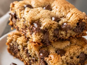 4-Ingredient Lazy Chocolate Chip Cookie Bars
