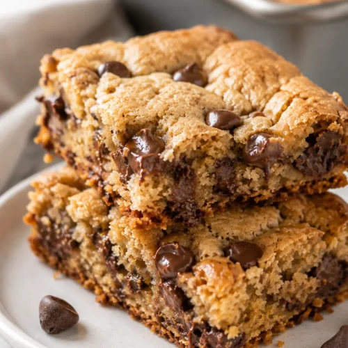 4-Ingredient Lazy Chocolate Chip Cookie Bars