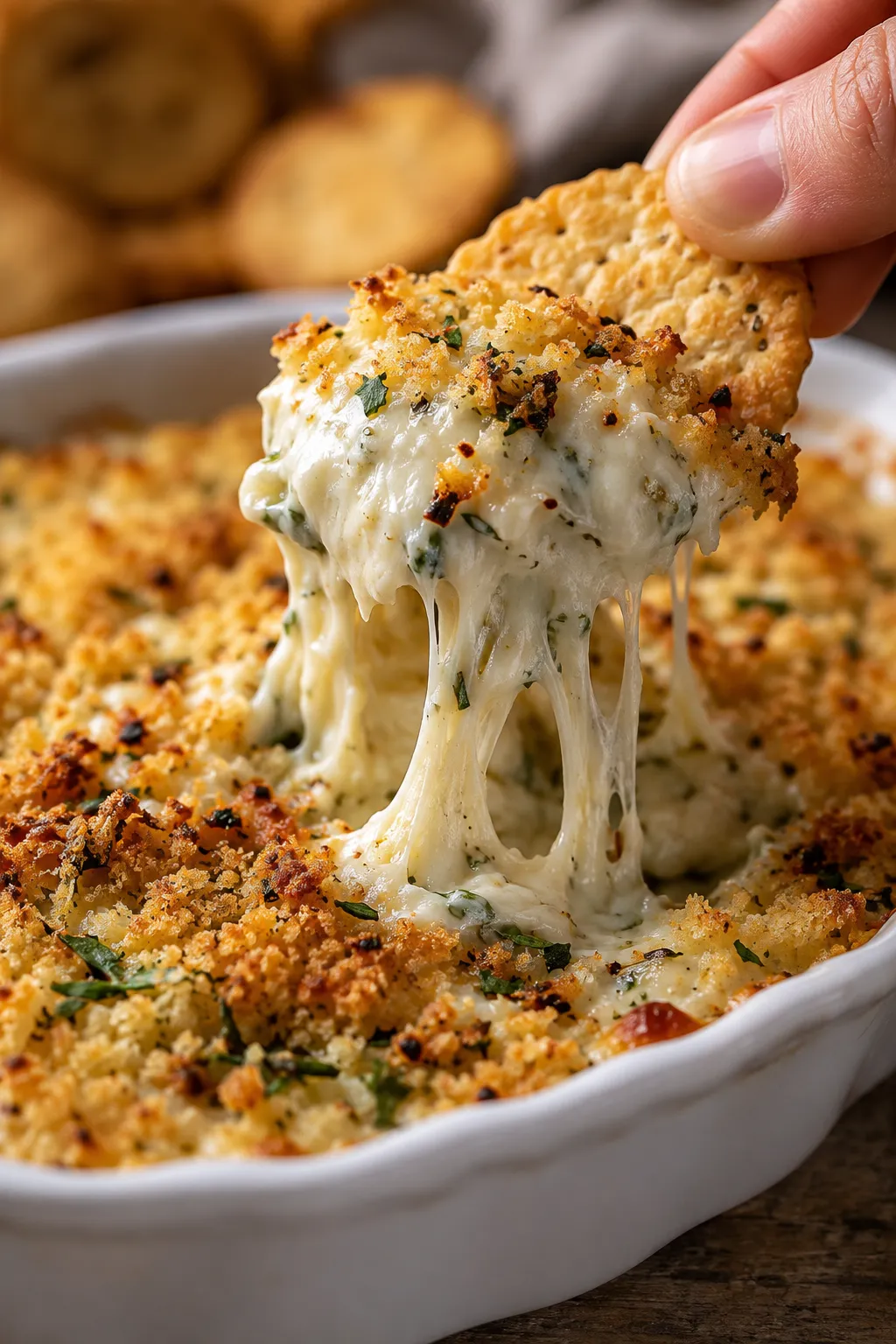 Cheesy Garlic Herb Dip