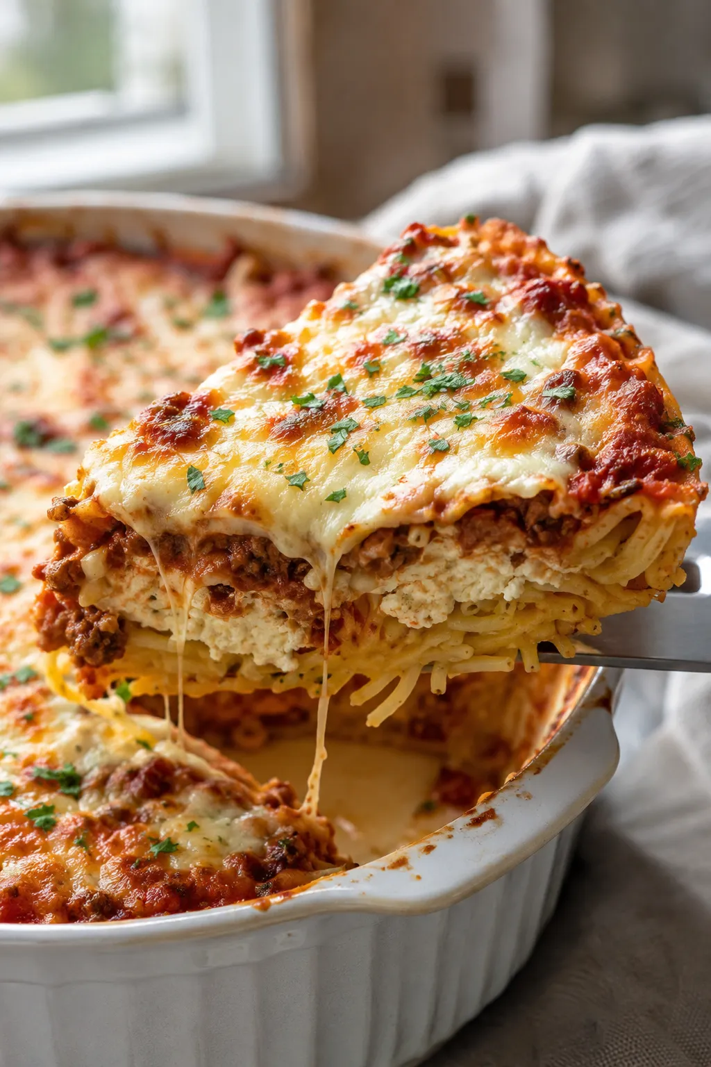Baked Spaghetti Pie