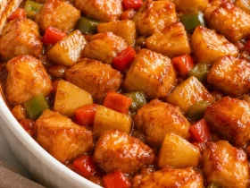 Baked Sweet and Sour Chicken