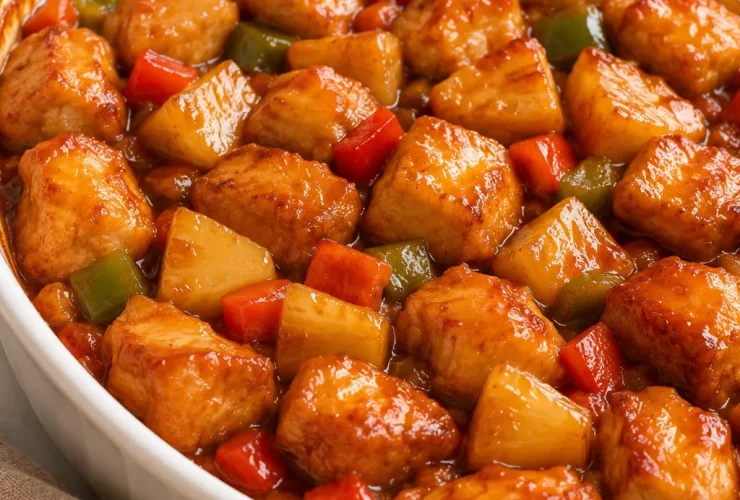 Baked Sweet and Sour Chicken