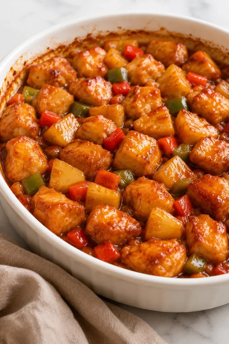Baked Sweet and Sour Chicken