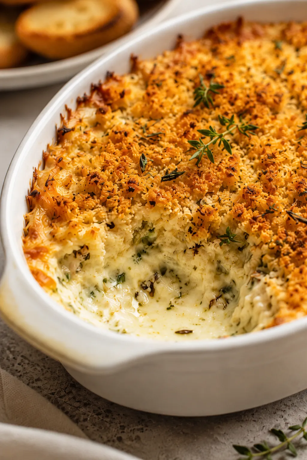 Cheesy Garlic Herb Dip