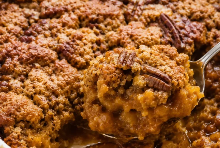 Pumpkin Pecan Cobbler