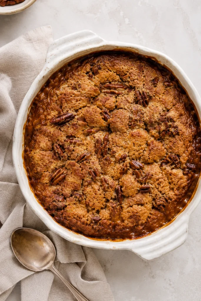 Pumpkin Pecan Cobbler