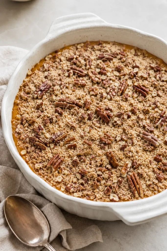 Pumpkin Pecan Cobbler