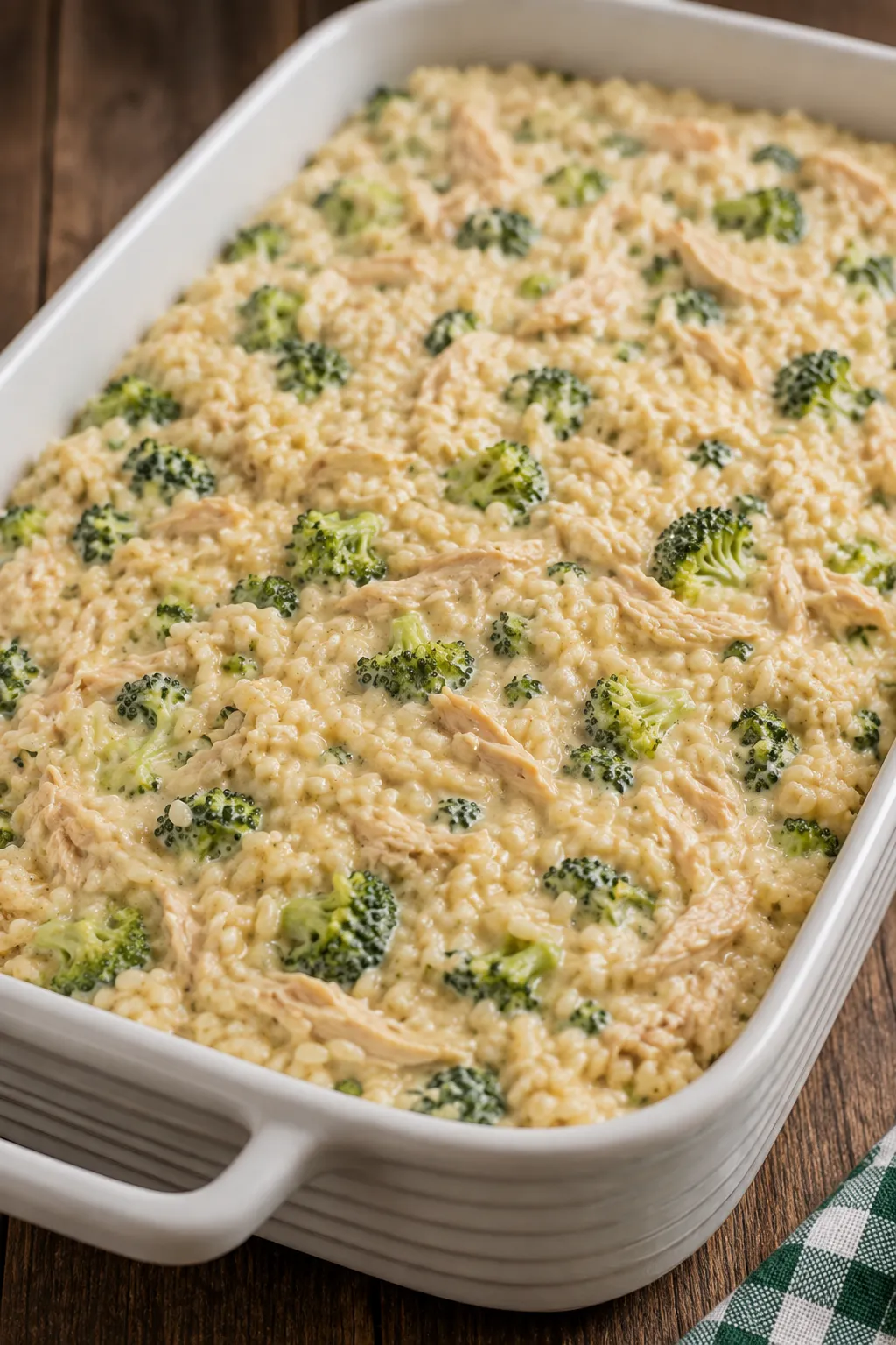 Broccoli Rice Chicken and Cheese Casserole Recipe