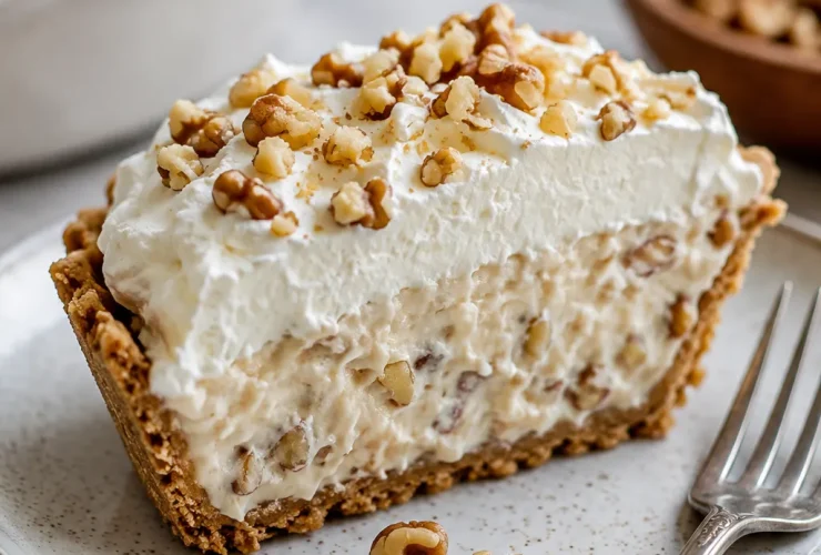 Walnut Cream Pie