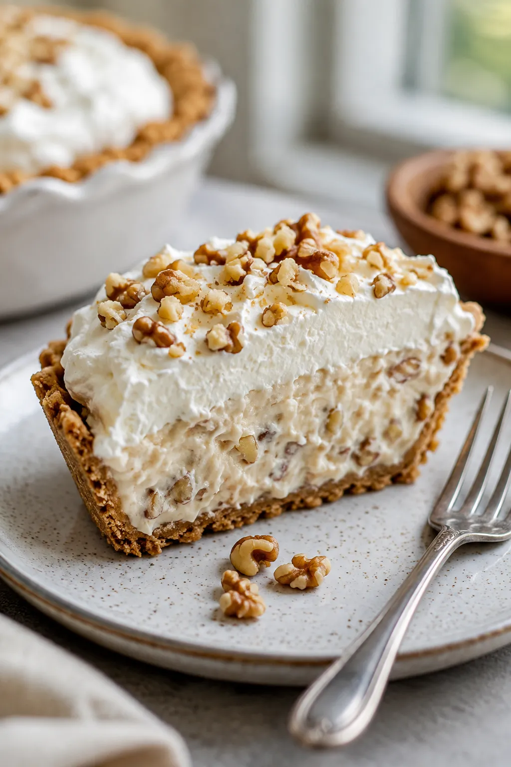 Walnut Cream Pie