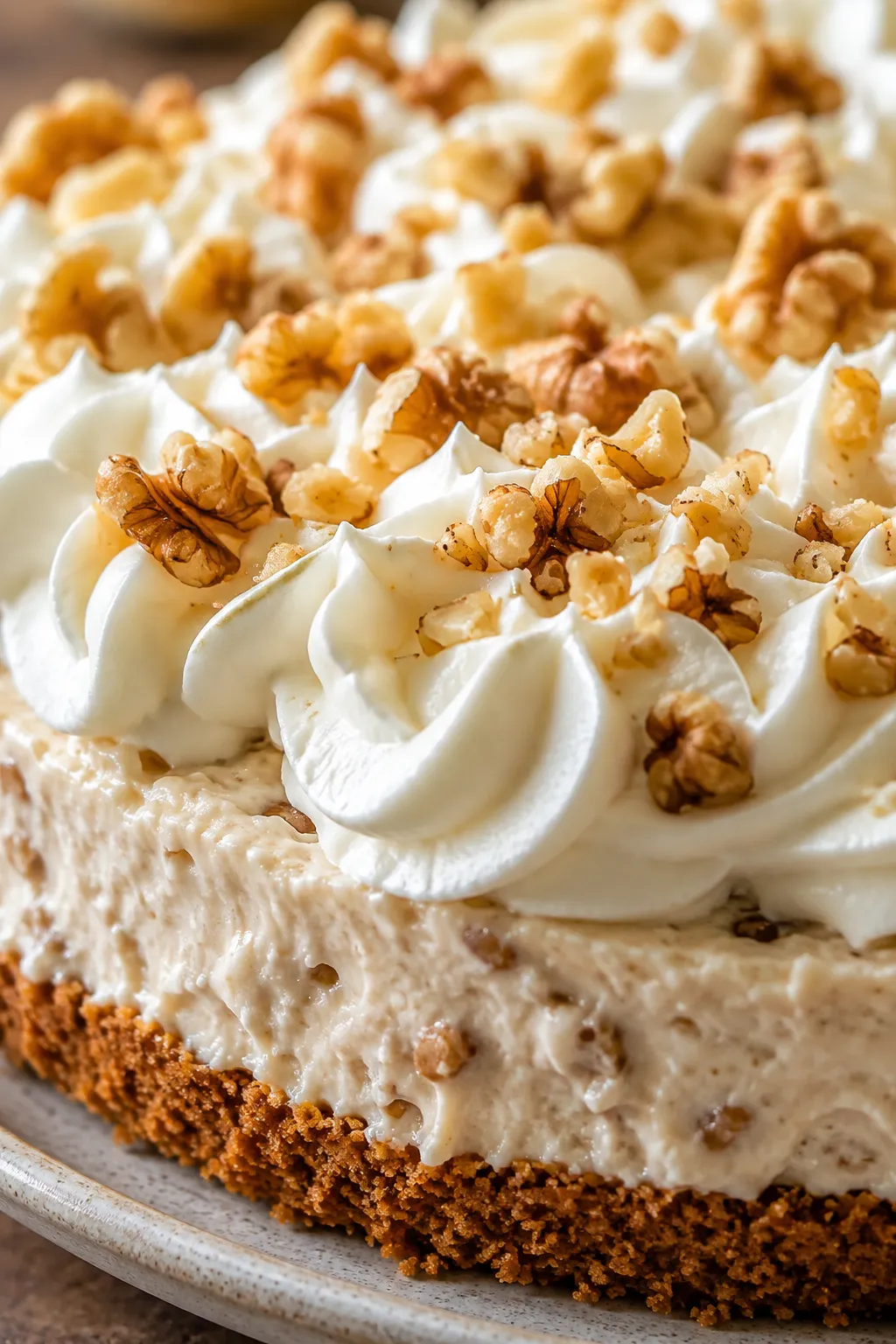 Walnut Cream Pie