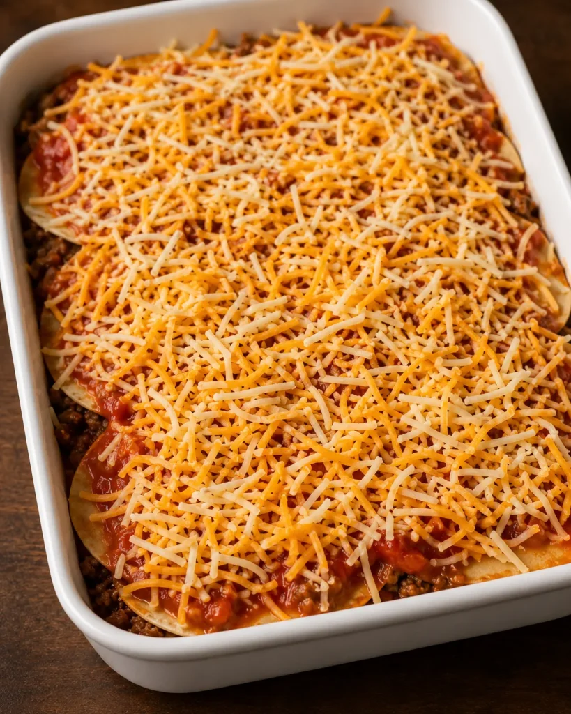 Easy Mexican Taco Lasagna