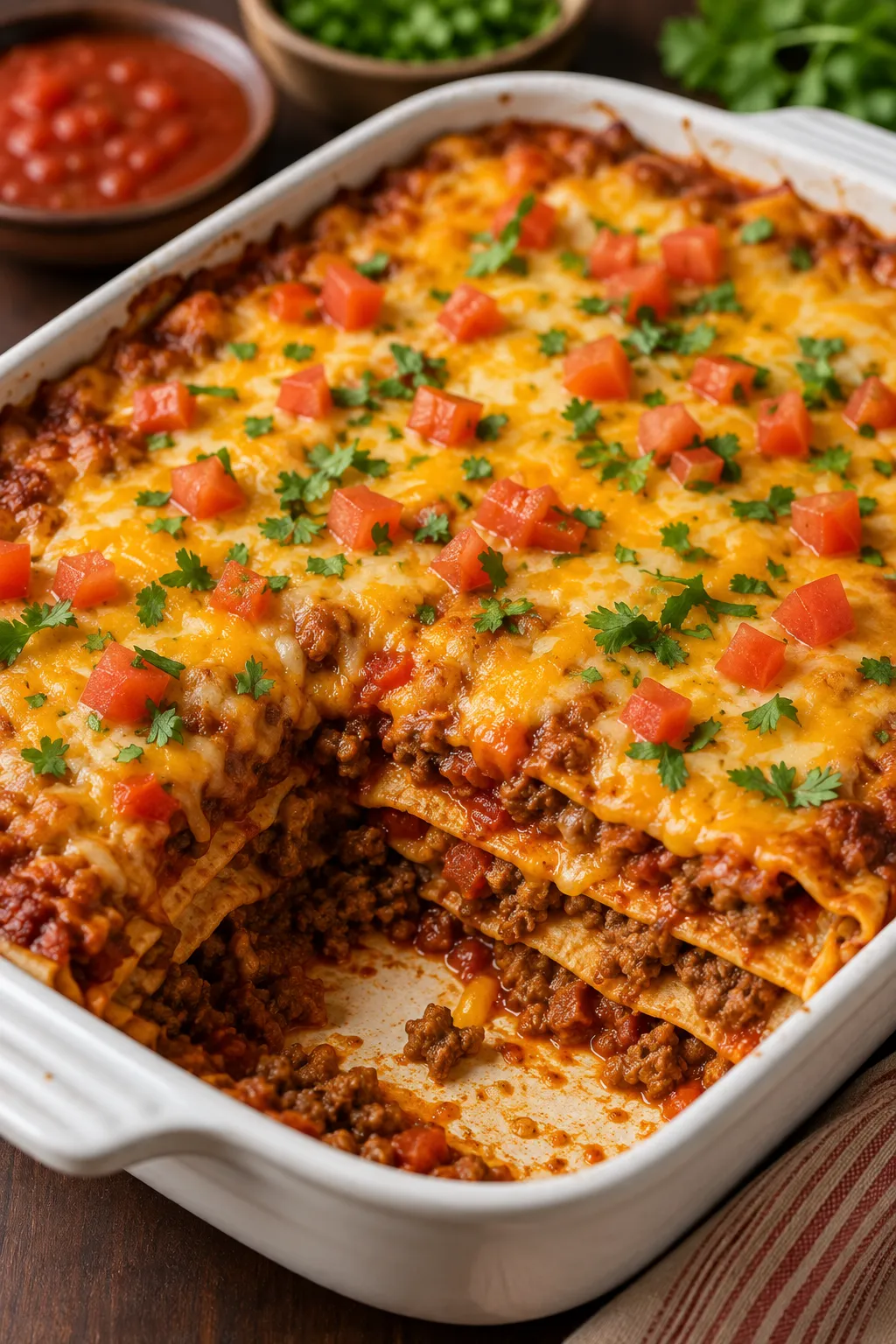 Easy Mexican Taco Lasagna