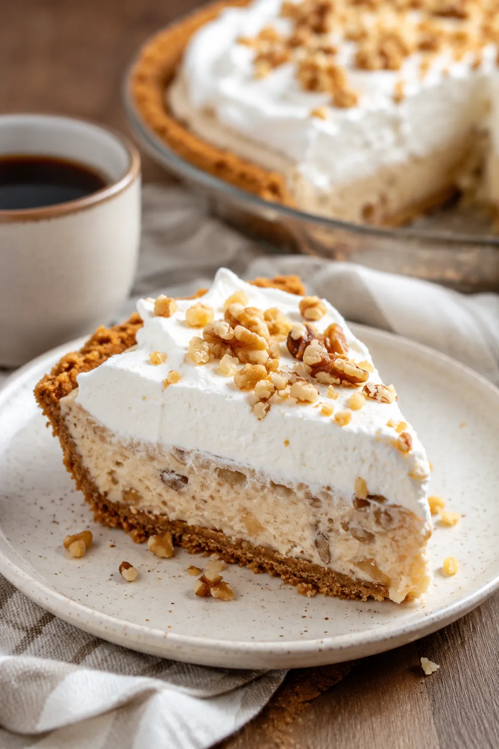 Walnut Cream Pie