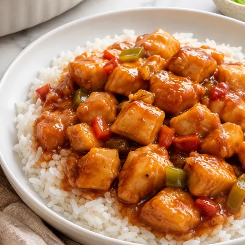Baked Sweet and Sour Chicken