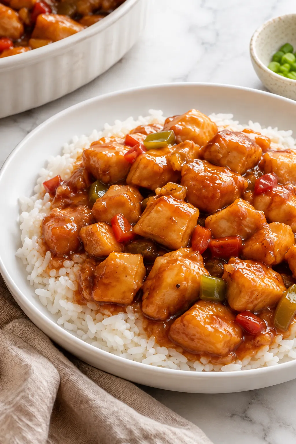 Baked Sweet and Sour Chicken