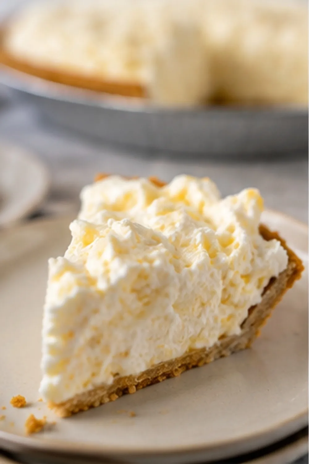 3-Ingredient Pineapple Fluff Pie