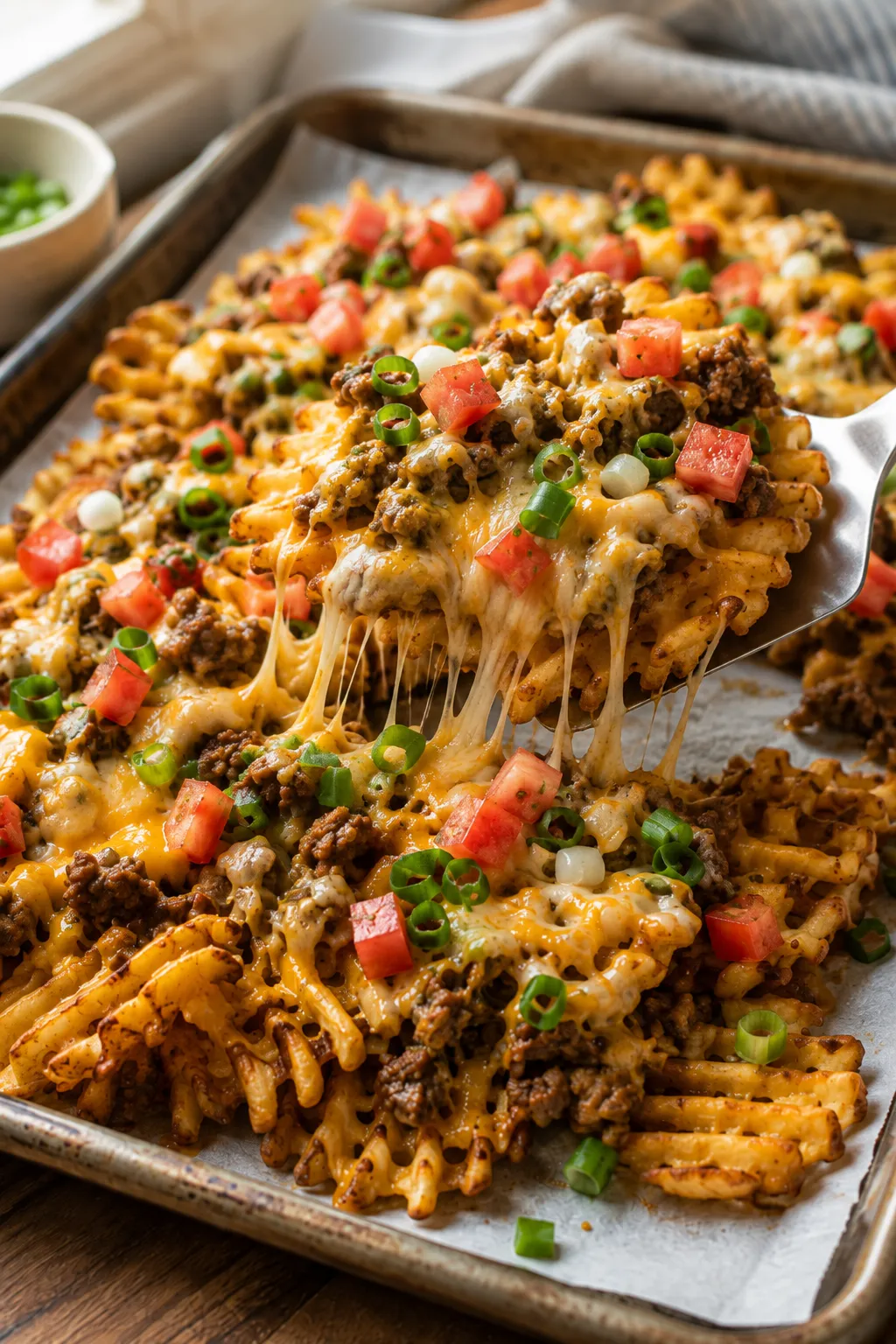 Cheesesteak Taco Fries