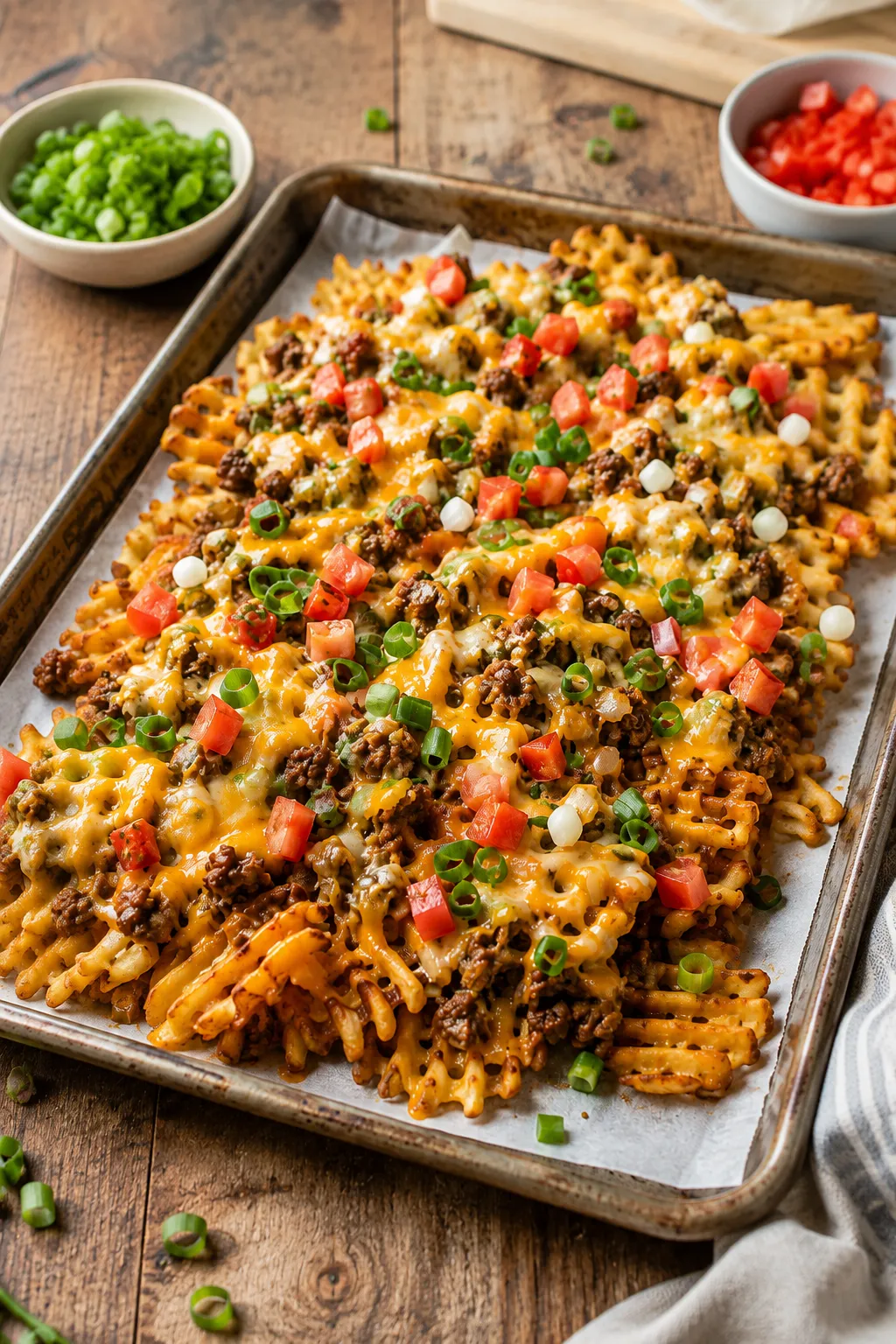 Cheesesteak Taco Fries