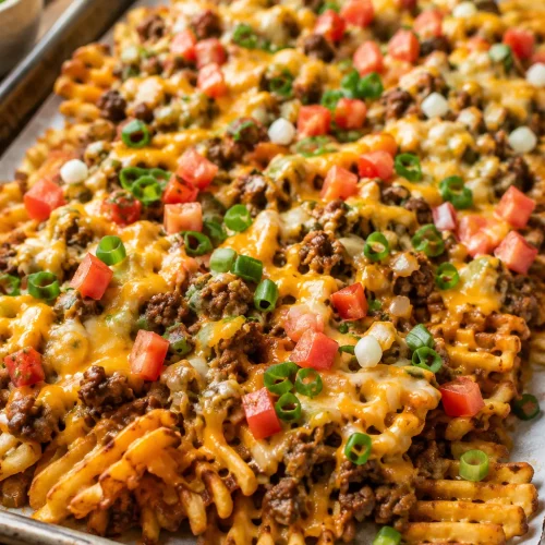Cheesesteak Taco Fries