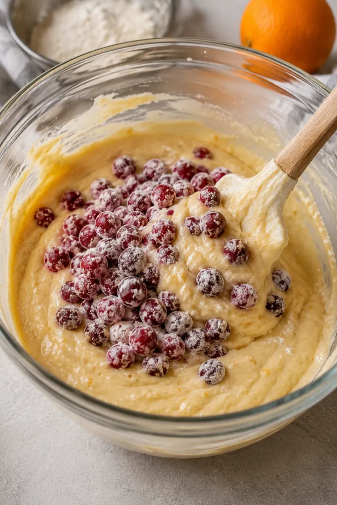 Cranberry Orange Bread with Simple Glaze