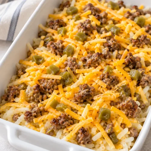 Egg mixture for sausage hash brown breakfast casserole